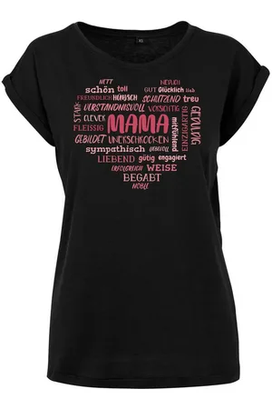 Youth Designz Print-Shirt "Mama Herz Liebe" Damen T-Shirt Statement oder Geschenk Frauen Motiv mit stylischen und süßen Aufdruck für Mütter - Verkäufer: EmDa Trading GmbH
