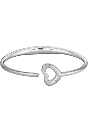 HUGO BOSS Armspange HONEY BOUNDLESS, Herzen, 1580723, 1580724, mit Preciosa Crystal