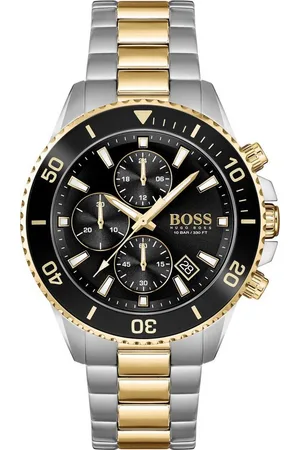 HUGO BOSS Chronograph ADMIRAL 1513908, Quarzuhr, Herrenuhr, Armbanduhr, Stoppfunktion, Edelstahlarmband