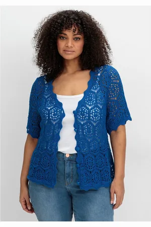 Joe Browns Cardigan Große Größen im Ajourmuster