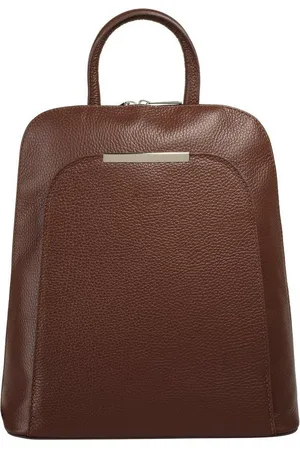 Cluty Cityrucksack, echt Leder, Made in Italy