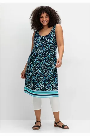 Sheego Sommerkleid Große Größen in leicht ausgestellter Form
