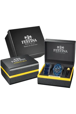 Festina Chronograph Chrono Bike 2025 Special Edition F20729/1, (Set, 3-tlg., mit Wechselband und Bandwechsler), Quarzuhr, Armbanduhr, Herrenuhr, Edelstahlarmband