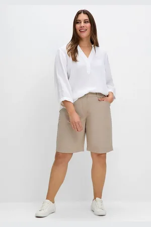 Sheego Bermudas Große Größen in Chino-Optik