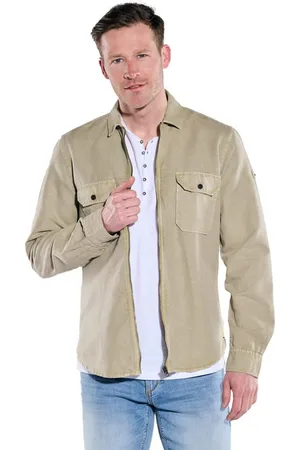 ENGBERS Langarmhemd Overshirt mit Leinenanteil - Verkäufer: