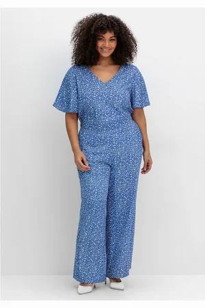 Joe Browns Jumpsuit Große Größen mit Blümchenprint, aus Viskose