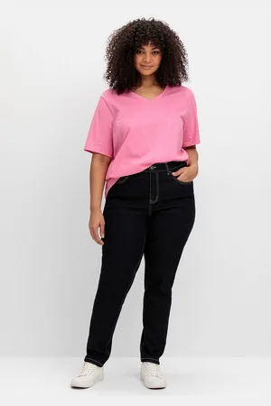 Sheego Stretch-Jeans Große Größen in cleaner Optik