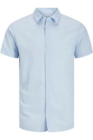 JACK & JONES Kurzarmhemd JJBREEZE LINEN BLEND SHIRT S/S SN JNR - Verkäufer: Dorins Kindermode