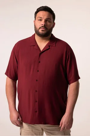 Men Plus Kurzarmhemd Men+ Viskose-Hemd Halbarm Cubakragen Cuba Fit - Verkäufer: Popken Fashion Group