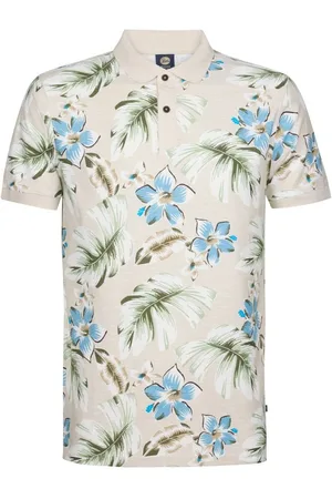 Petrol Industries Poloshirt – Poloshirt mit tropischem Allover-Muster - Verkäufer: Schneider Fashion Store