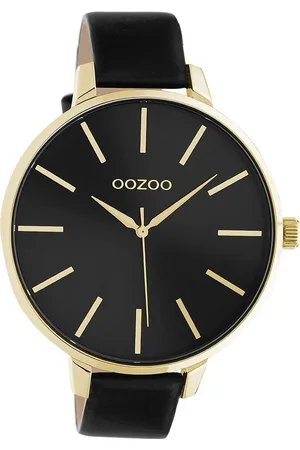 Oozoo Quarzuhr Damen Armbanduhr Timepieces, (Analoguhr), Damenuhr rund, extra groß (ca. 48mm), Lederarmband , Fashion - Verkäufer: Fit4Style Silberschmuck - IMPPAC