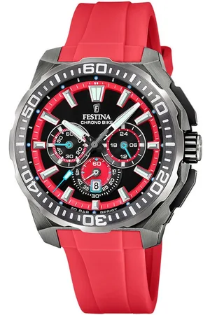 Festina Chronograph Chrono Bike 2025 F20725/5, Quarzuhr, Armbanduhr, Herrenuhr, analog, Tag, Stoppfunktion