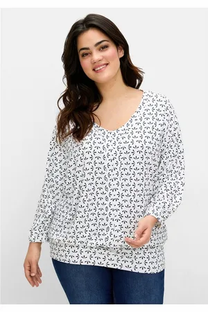 Sheego 3/4-Arm-Shirt Große Größen