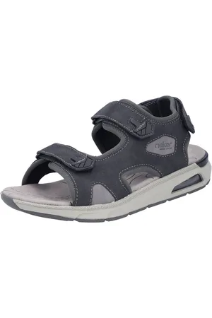 Rieker Sandale, Trekkingsandale, Outdoorsandale, Sommerschuh mit Klettverschlüssen