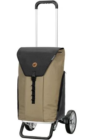 ASTRID ANDERSEN Einkaufstrolley Alu Star Shopper Ture beige, klappbar, höhenverstellbar, belastbar bis 40kg, wasserabweisend - Verkäufer: Easy-Trolley