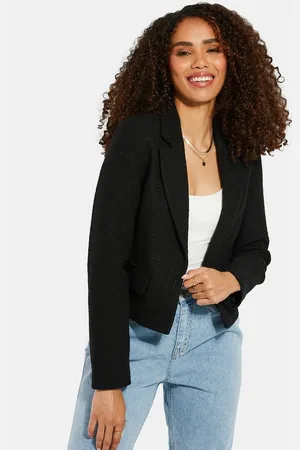 Threadbare Jackenblazer THB Kallithea cropped Boucle Blazer (1-tlg) im schlichten Design - Verkäufer: onQuality