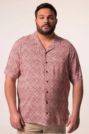 Men Plus Kurzarmhemd Men+ Viskose-Hemd Halbarm Cubakragen Cuba Fit - Verkäufer: Popken Fashion Group