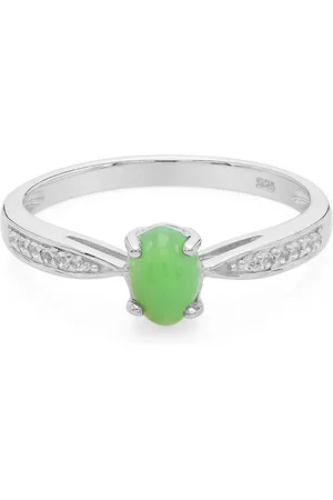 Cavill Silberring Australischer Chrysopras 925 Silber Ring, 0,37 ct (1-tlg) - Verkäufer: Juwelo Deutschland GmbH