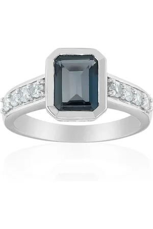 Cavill Silberring Anspruchsvoller Londoner Blautopas 925 Silber Ring, Brasilien 1,879ct (1-tlg) - Verkäufer: Juwelo Deutschland GmbH