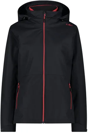 CMP Funktionsjacke WOMAN JACKET ZIP HOOD DETACHBLE INN.JACKET ANTRACITE-CORALLO - Verkäufer: Sport Rossow GmbH