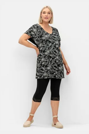 Sheego T-Shirt Große Größen im Set mit Capri-Leggings