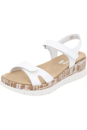Remonte Keilsandalette, Riemchensandale, Bequemschuh, Sommerschuh mit Klettverschlüssen