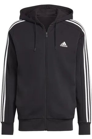 adidas Kapuzensweatshirt M 3S FT FZ HD BLACK/WHITE - Verkäufer: INTERSPORT Schwab