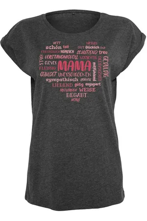 Youth Designz Print-Shirt "Mama Herz Liebe" Damen T-Shirt Statement oder Geschenk Frauen Motiv mit stylischen und süßen Aufdruck für Mütter - Verkäufer: EmDa Trading GmbH