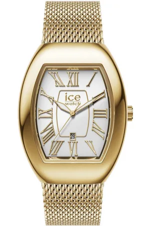 Ice-Watch Quarzuhr ICE boliday - Dome - Metal mesh - Small - 3H + Date 024487, Armbanduhr, Damenuhr, Edelstahlarmband, Datum, analog