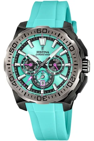 Festina Chronograph Chrono Bike 2025 F20726/2, Quarzuhr, Armbanduhr, Herrenuhr, analog, Tag, Stoppfunktion