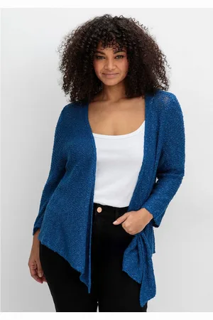 Joe Browns Strickjacke Große Größen im Häkel-Look, mit zipfeligem Saum