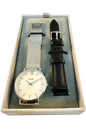Cluse Quarzuhr Minuit Geschenkset Minuit Geschenkset, (mit Wechselarmband), Ideal als Geschenkset - Verkäufer: KONTRASTE Dresden