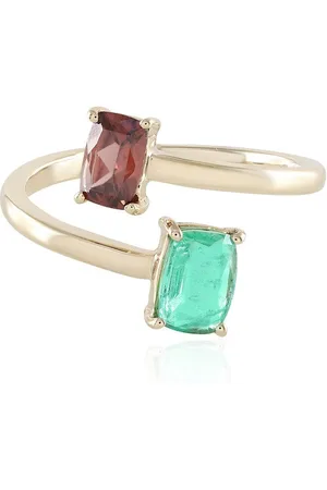 Cavill Goldring Äthiopischer Smaragd & rosa Zirkon Goldring, 1,35ct (1-tlg) - Verkäufer: Juwelo Deutschland GmbH