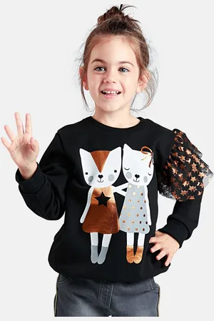 Denokids Sweatshirt Buddy Cats mit Katzenaufdruck