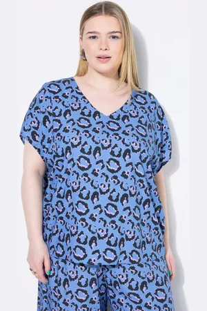 STUDIO UNTOLD Druckbluse Blusenshirt oversized Leoprint - Verkäufer: Popken Fashion Group