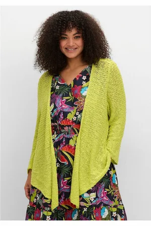 Joe Browns Strickjacke Große Größen im Häkel-Look, mit zipfeligem Saum