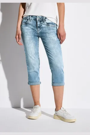 Street one 3/4-Jeans Style Crissi mit Glitzer-Detail