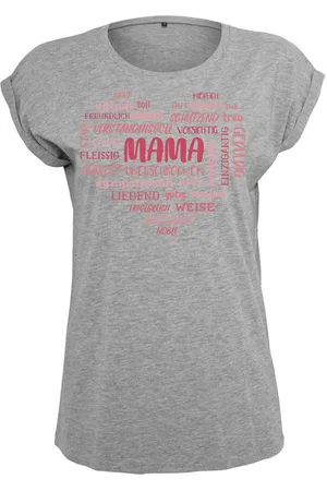 Youth Designz Print-Shirt "Mama Herz Liebe" Damen T-Shirt Statement oder Geschenk Frauen Motiv mit stylischen und süßen Aufdruck für Mütter - Verkäufer: EmDa Trading GmbH