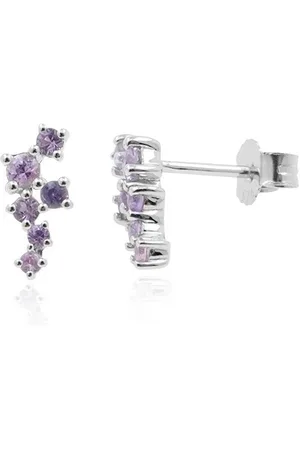 Cavill Ohrring-Set Ceylon Purple Sapphire Silber Ohrringe, 0,496ct Sri Lanka (2-tlg) - Verkäufer: Juwelo Deutschland GmbH