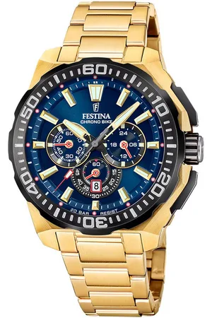 Festina Chronograph Chrono Bike 2025 F20727/1, Quarzuhr, Armbanduhr, Herrenuhr, Edelstahlarmband, analog, Tag