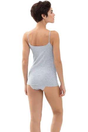 Mey Spaghettitop SERIE COTTON PURE Rundhalsausschnitt, atmungsaktiv