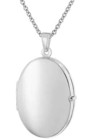 trendor Kette mit Anhänger mit 26 mm großem Medaillon 925 Silber Rhodiniert - Verkäufer: uhrcenter