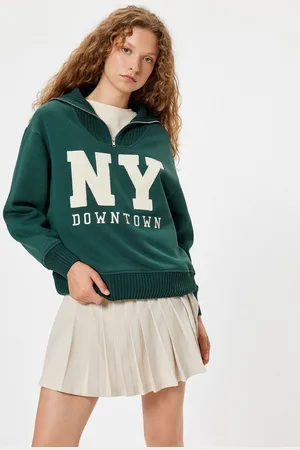 Koton Sweatshirt Halbreißverschluss Mit Stickerei - Verkäufer: