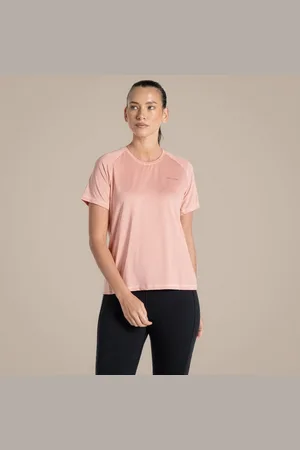 Craghoppers Kurzarmshirt - Damen Ellie Sport T-Shirt Quickdry, pink peach - Verkäufer: hive outdoor