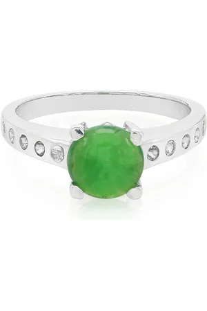 Cavill Silberring Aussie 0,75 kt Chrysopras Sterling Silber Ring, 0,17 kt Weiß Topas (1-tlg) - Verkäufer: Juwelo Deutschland GmbH