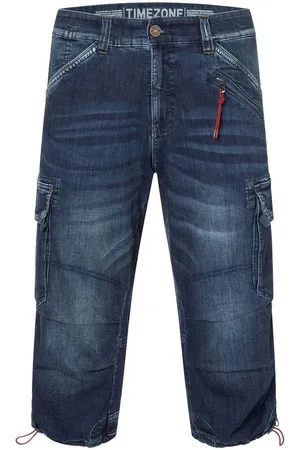 Timezone Jeansshorts Denim Cargoshorts in Jeansoptik mit Stretch Loose MilesTZ Short - Verkäufer: ARIZONAS