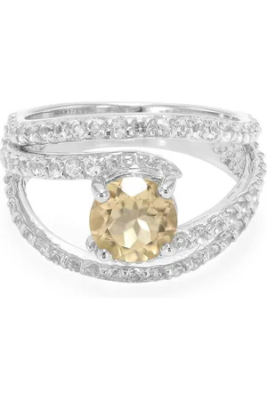 Cavill Silberring Brasilianischer Champagner Quarz & Topas Sterling Ring, 2,27ct (1-tlg) - Verkäufer: Juwelo Deutschland GmbH