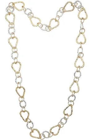 Alessandro Lange Kette Chain of Love, lange Gliederkette mit Herzen