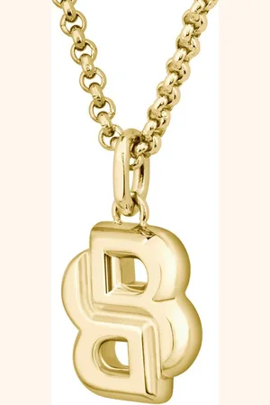 HUGO BOSS Kette mit Anhänger DOUBLE B PETIT, 1580697, 1580747