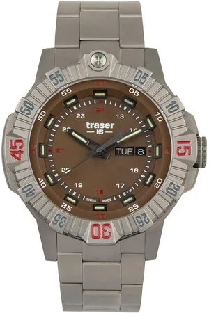 Traser Quarzuhr H3 110668 Tactical Braun Titan Herrenuhr 46mm 20ATM H3 110668 Tactical Braun Titan Herrenuhr 46mm 20ATM - Verkäufer: Timeshop24